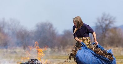 Фото – В дыме от костра из листвы и травы в 350 раз больше вредных веществ, чем в дыме от курения, – эксперт
