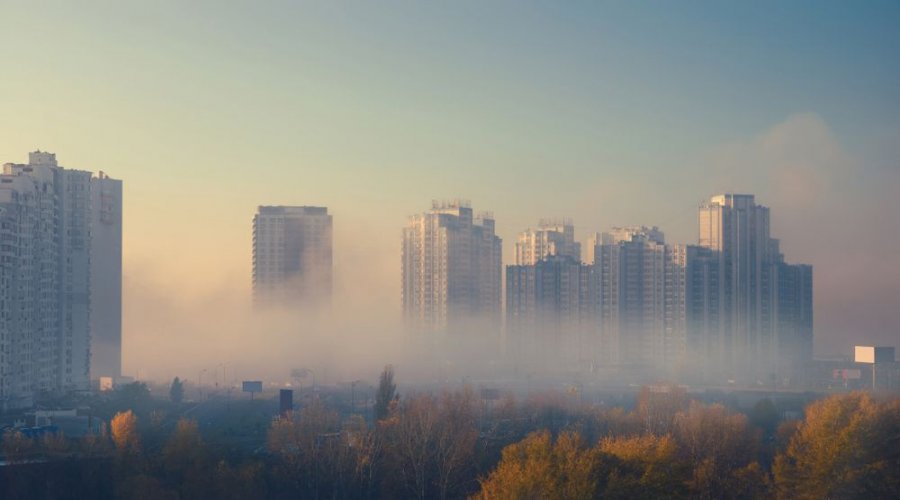 Киев в очередной раз попал в пятерку городов с самым грязным воздухом в мире