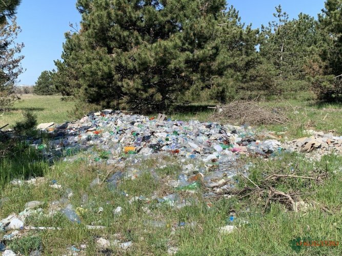 Коблево: на курорте Николаевской области обнаружили горы мусора