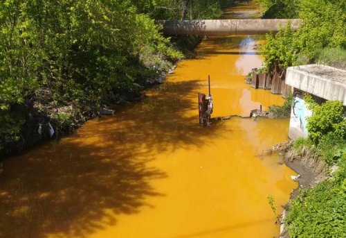 Отруйно-жовта річка Либідь: стало відомо, що показав аналіз проб води