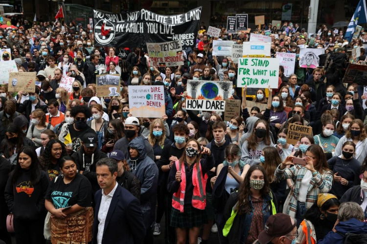 В Австралии ученики вышли на климатическую забастовку