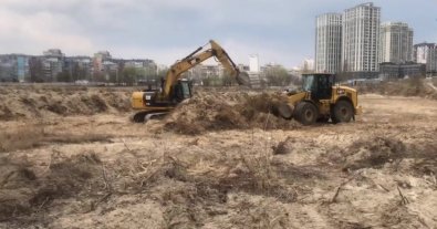 Фото – Забудовники Вирлиці у Києві знищили птахів і потривожили нерест риби: відео