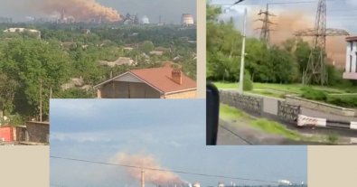 Фото – Экоактивисты обвинили "АрселорМиттал" в "больших рыжих тучах" в Кривом Роге