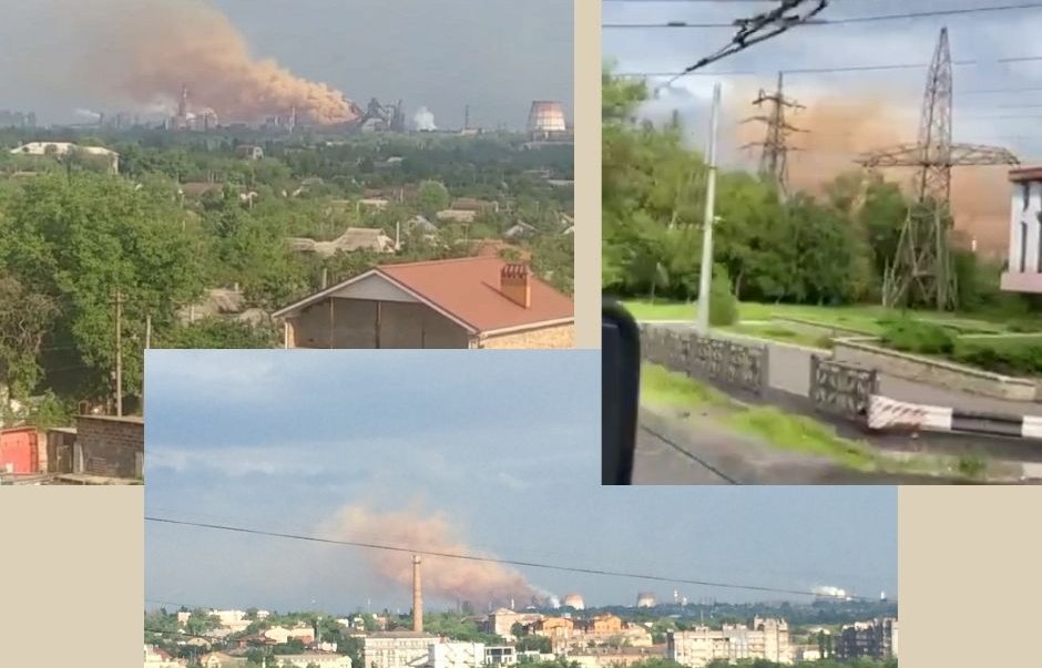 Фото – Екоактивісти звинуватили "АрселорМіттал" у "великих рудих хмарах" у Кривому Розі