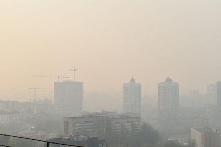 Пыльная буря задержится в Киеве на несколько дней