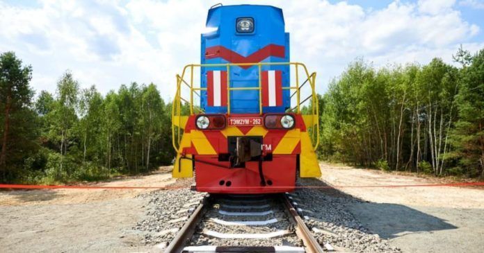 В Чорнобильській зоні відновили залізницю для перевезення радіоактивних відходів