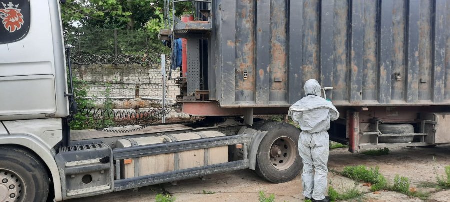 До Херсону завезли 40 тонн радіоактивного металобрухту з Полтави. Фото