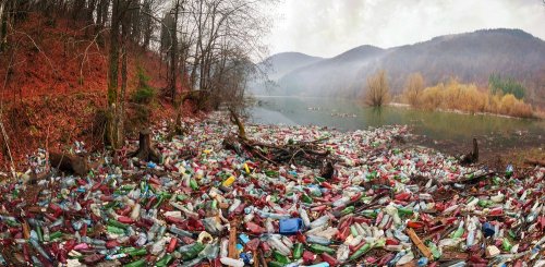 На Закарпатье образовались "мусорные острова": реки снова несут пластик в Венгрию (фото)