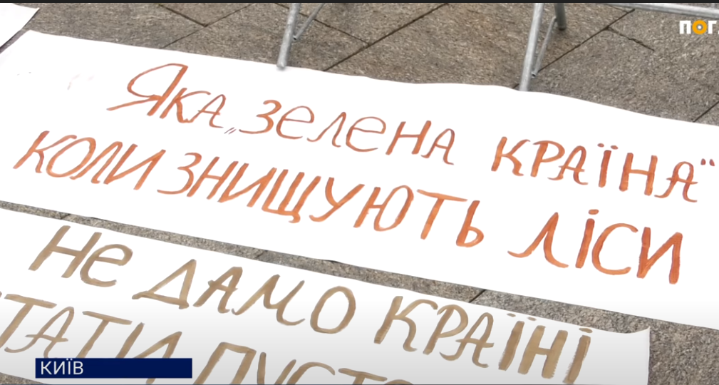 Фото – Активисты устроили "пляжный отдых" под Офисом президента: как прошла экоакция