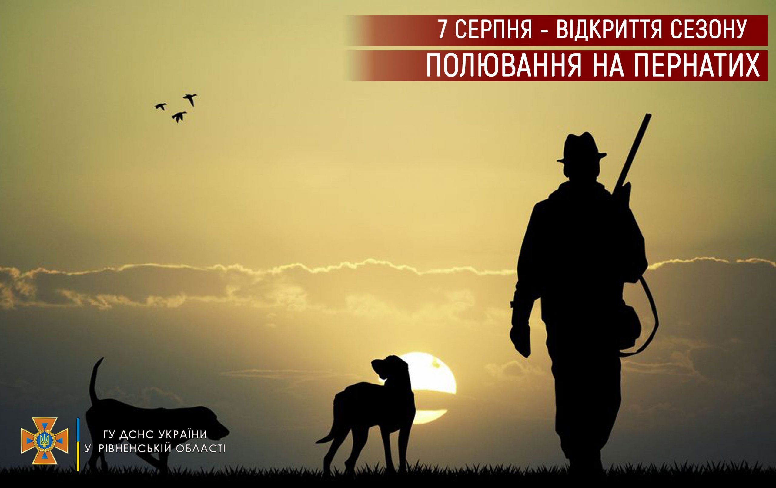 украина открытие охоты на пернатую дичь