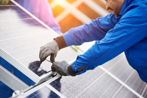 A kindergarten was equipped with solar panels in a town in the Frankiv region