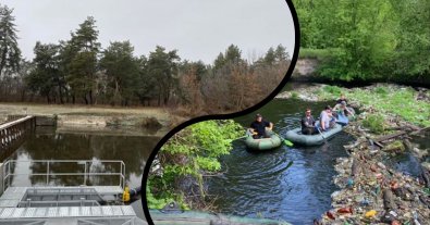 Фото – Екоактивісти зібралися змінити стан річок у Харківській області та просять допомоги