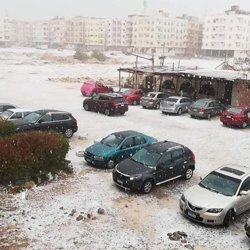 Град, снег и человеческие жертвы: последствия непогоды в Египте (фото)