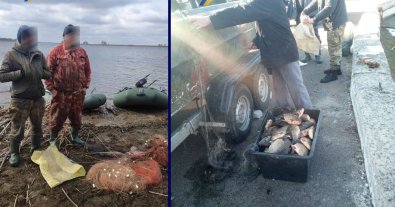 Фото – На Черкащині викрили браконьєрів і вилучили рибу на потреби тероборони. Фото