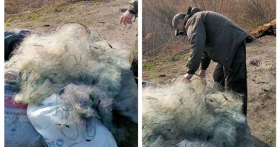 Фото – Во Львовской области в водоемах обнаружили 16 сеток браконьеров