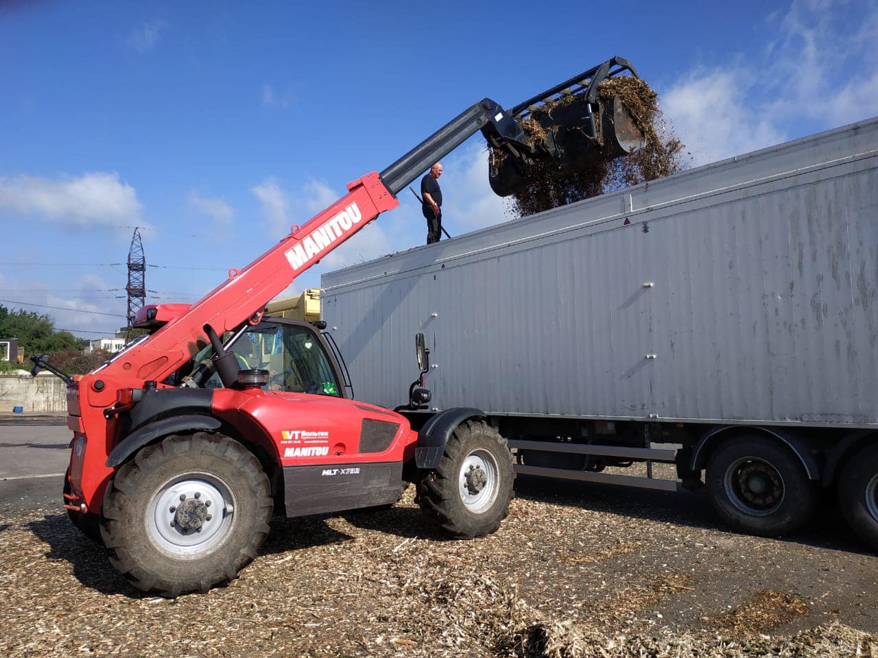Photo – 20 tons of raw materials from organic waste were sent from Lviv to the Frankivsk region