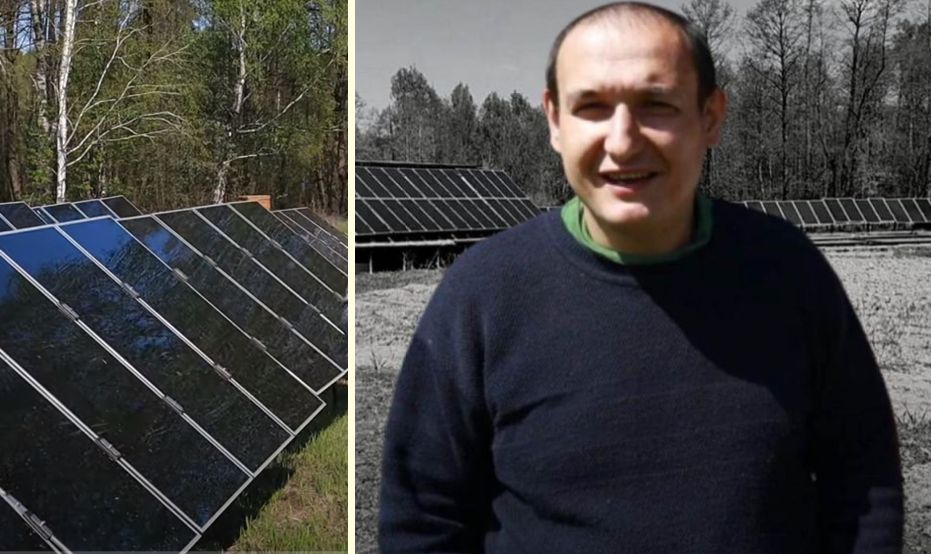 Photo – In the Kyiv region, the owner of a home solar system helped his fellow villagers survive the occupation