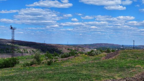 In Kryvyi Rih, the plant's tailings are being turned into flowering fields. Photo