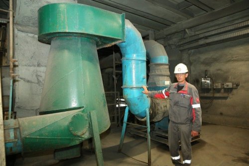 In Kryvyi Rih, a hydrocyclone was installed at the plant, which purifies the air
