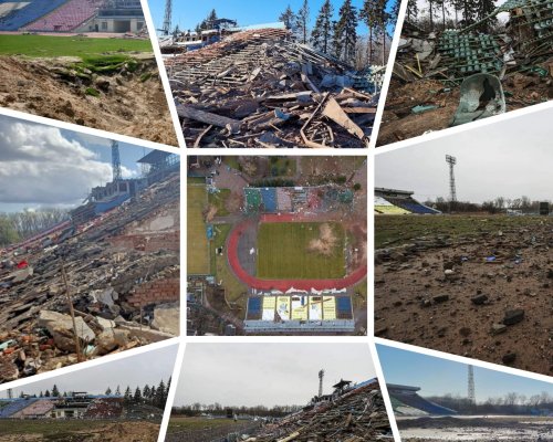Бомбардування стадіону в Чернігові завдало збитків довкіллю на 676 млн грн