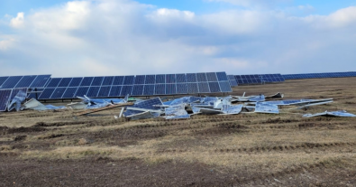 Photo – The losses of Ukrainian solar energy from russian aggression