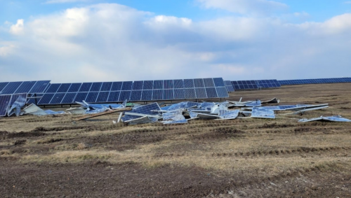 The losses of Ukrainian solar energy from russian aggression