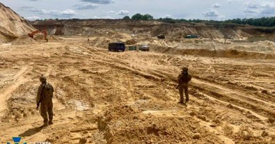Фото – На Харківщині розкрили схему нелегального видобутку піску на 1 млрд грн. Фото