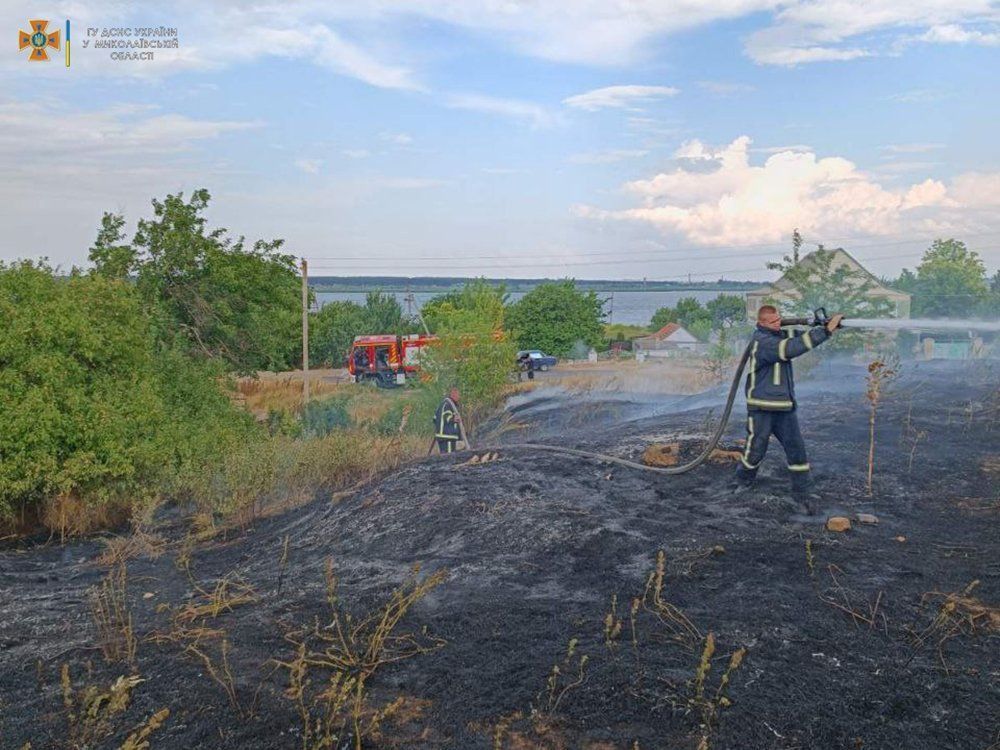 В двох областях України війська рф спалили гектари пшениці та сухостою. Фото. Відео