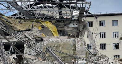 Фото – Названі колосальні збитки від знищення 4-х медичних закладів в Ізюмі