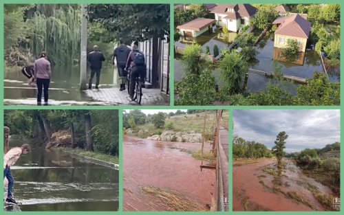 Красная река и масштабное загрязнение: последствия обстрела плотины в Кривом Роге