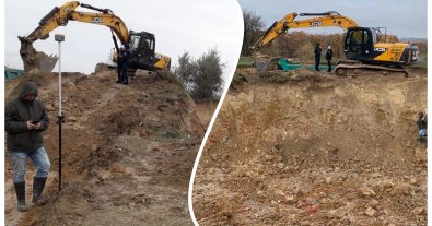 Photo – A pit was dug in the middle of the nature reserve: the diggers were caught red-handed