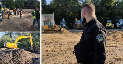 Фото – На Київщині біля дитячого майданчика підрядник "Великого будівництва" влаштував звалище – ЗМІ
