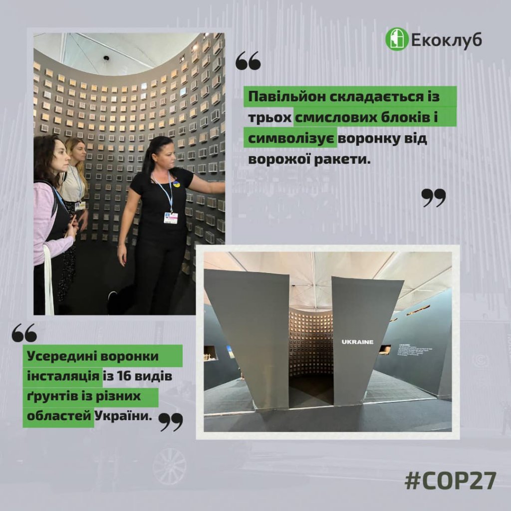 Фото – Український павільойн на COP27