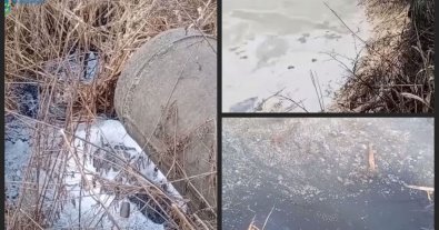 Photo – An oil factory was accused of polluting the river with sewage