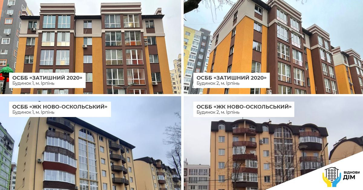 Photo – The first houses destroyed during the war were restored in Irpen. Photo