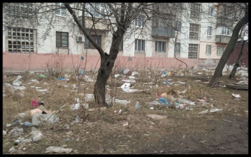 Garbage is not taken out for weeks again in occupied Mariupol