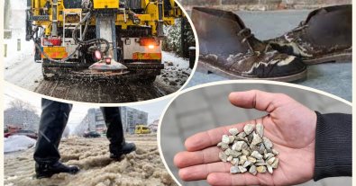 Photo – Mash from swamp and ice: the people of Kiev were told about eco-substitutes for salt to combat ice