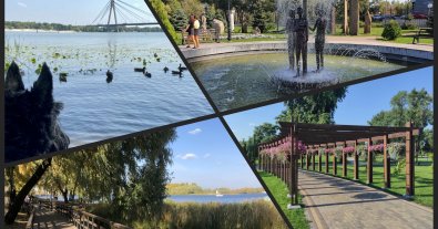 Photo – A park on Obolon was leased in order to build a road and a parking lot