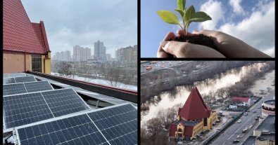 Photo – The first church was equipped with solar panels in Kyiv