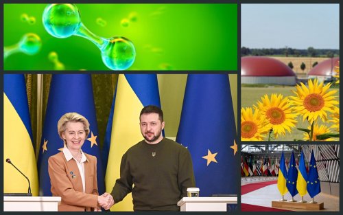 Ukraine and the EU concluded a strategic partnership in the fields of green hydrogen and biogas
