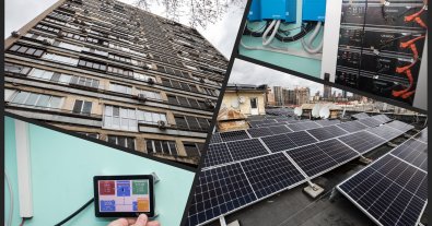 Photo – A Kyiv high-rise building was equipped with solar panels