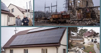 Фото – В лікарні найбільш зруйнованого села Київщини встановили СЕС та теплові насоси