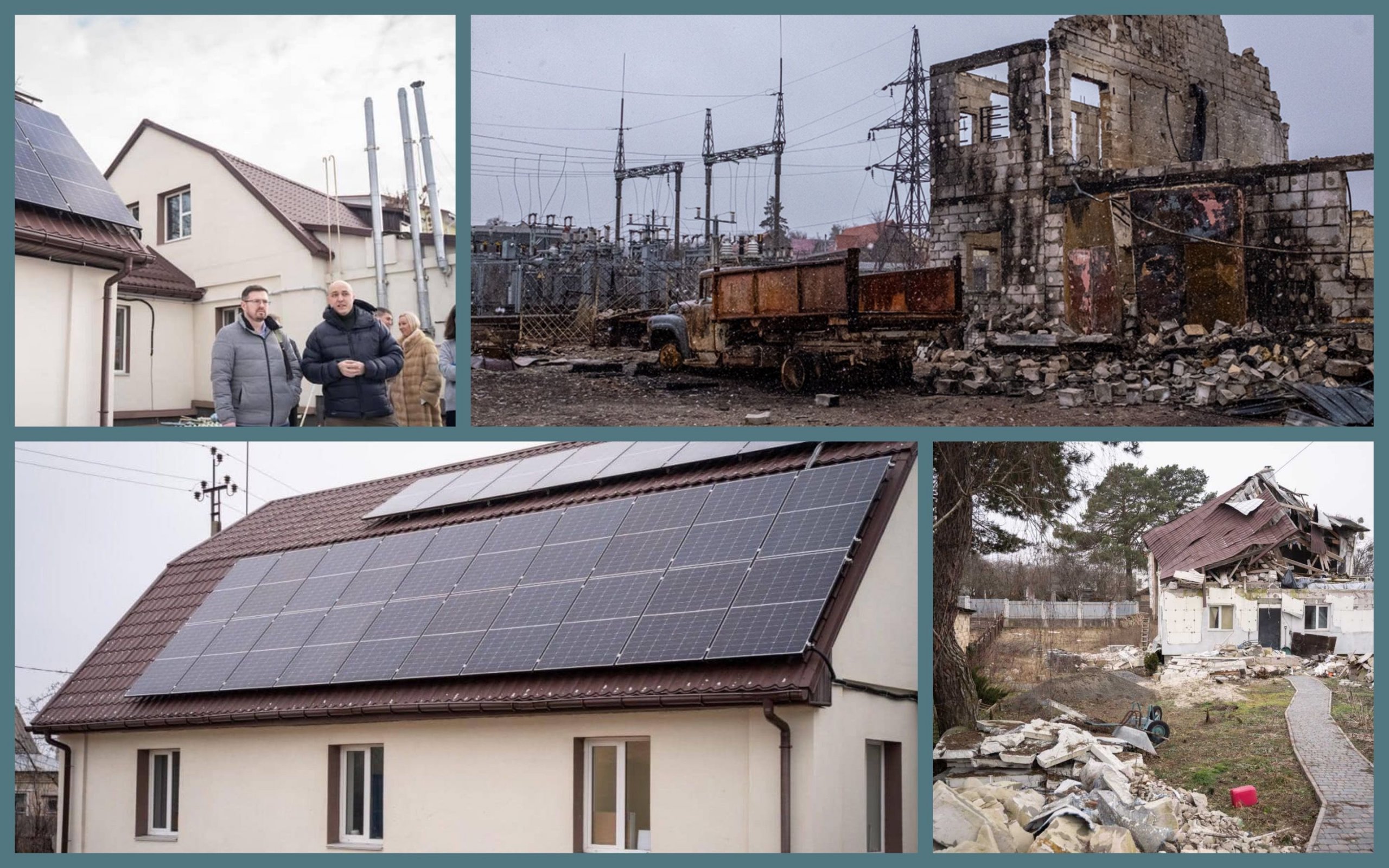 Фото – В лікарні найбільш зруйнованого села Київщини встановили СЕС та теплові насоси