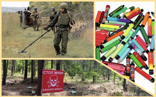 Students of KPI began to turn disposable electronic cigarettes into help for sappers