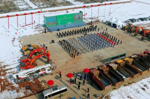China has started building the world's largest plant for the production of green hydrogen