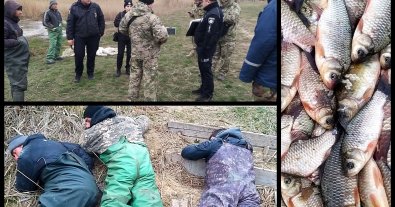 Photo – Poachers were caught with a catch worth half a million hryvnias in a nature reserve in Odesa