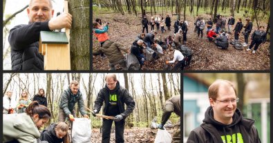 Фото – "Это реформа?": министр экологии вышел на уборку Голосеевского нацпарка в Киеве