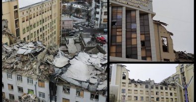 Фото – Екоінспектори розрахували мільярдні збитки від обстрілу харківського університету ім. Бекетова