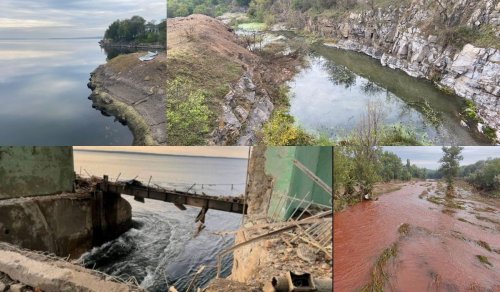 A year and a half after the bombings: the Ingulets River was investigated in Kryvyi Rih