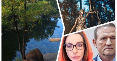 Photo – A forest on the bank of the Dnieper was taken from Medvedchuk's wife's property